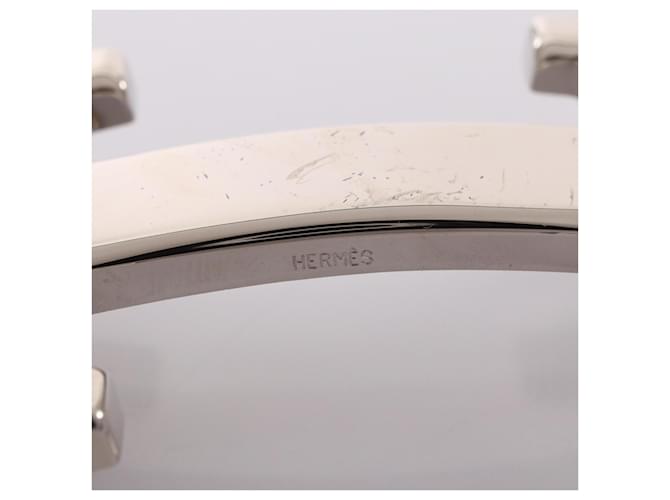 Hermès Constance H-Schnallen-Accessoire Silber - Ansicht 3