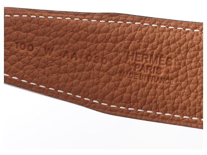 Hermès Hermes Constance H-Belt Brown Black Golden - view 4