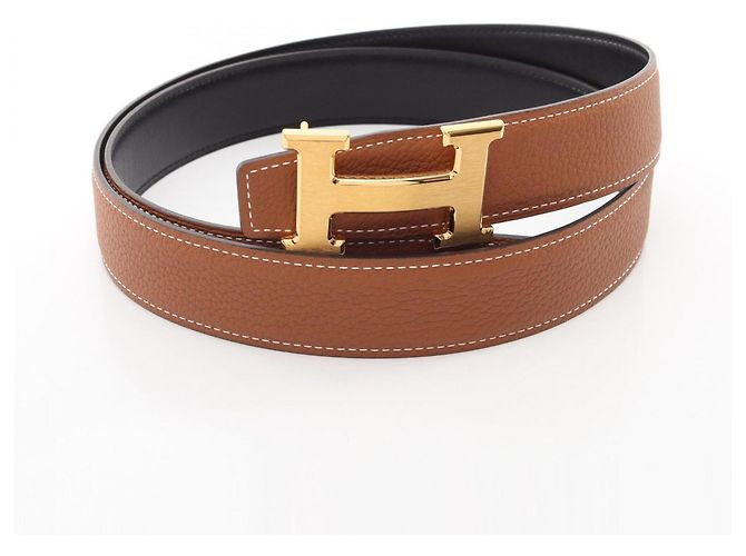 Hermès Hermes Constance H-Belt Brown Black Golden - view 5