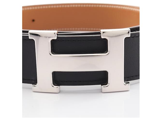 Hermès Hermes Constance H-Belt Marrone Nero Argento - vista 2