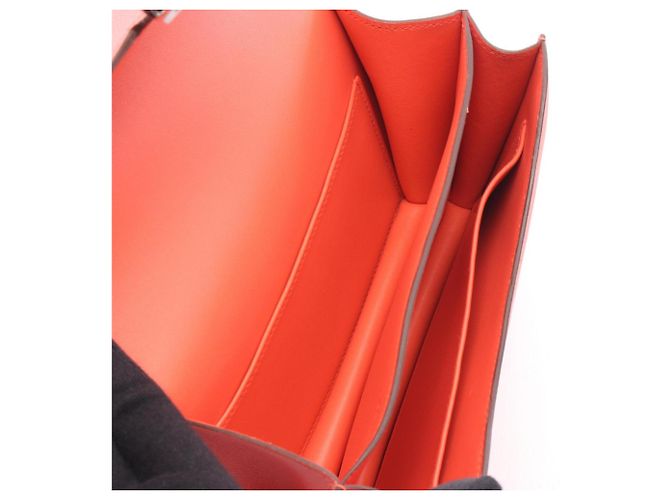 Hermès Borsa a tracolla Hermes Constance 3 Mini Rose Texas Rosso - vista 3