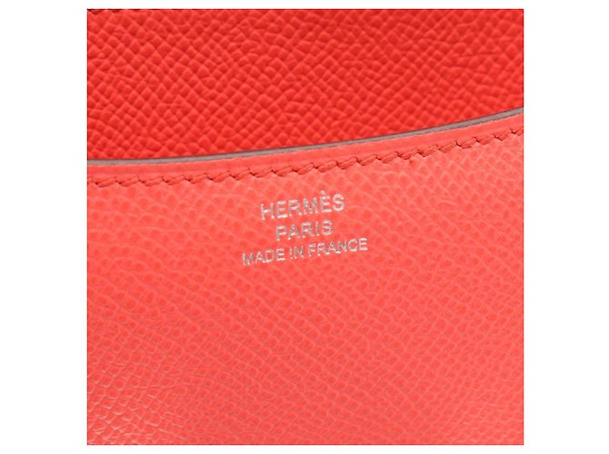 Hermès Borsa a tracolla Hermes Constance 3 Mini Rose Texas Rosso - vista 4
