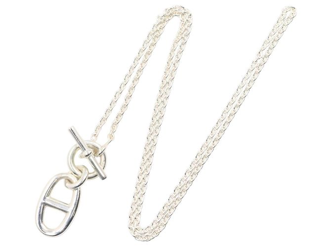 Collana Hermès Chaine d'Ancre Amulette Argento - vista 2