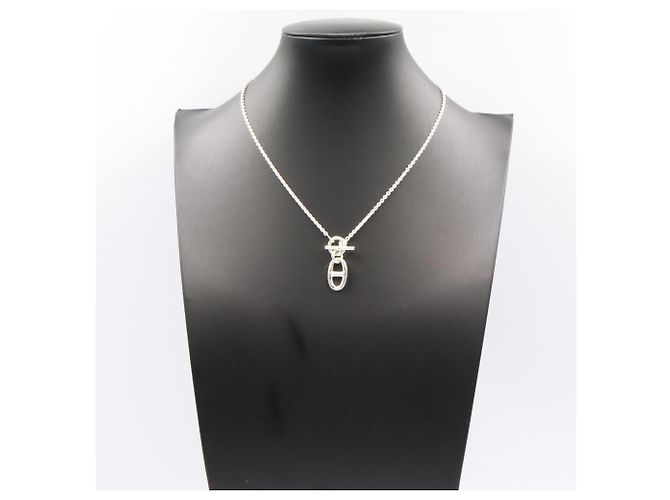 Collana Hermès Chaine d'Ancre Amulette Argento - vista 6