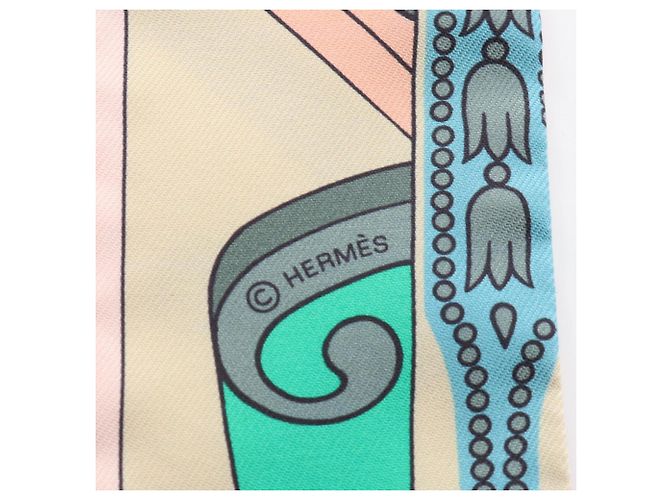 Hermès Foulard Twilly Balade En Berline Hermes Rosa Multicolore - vista 4