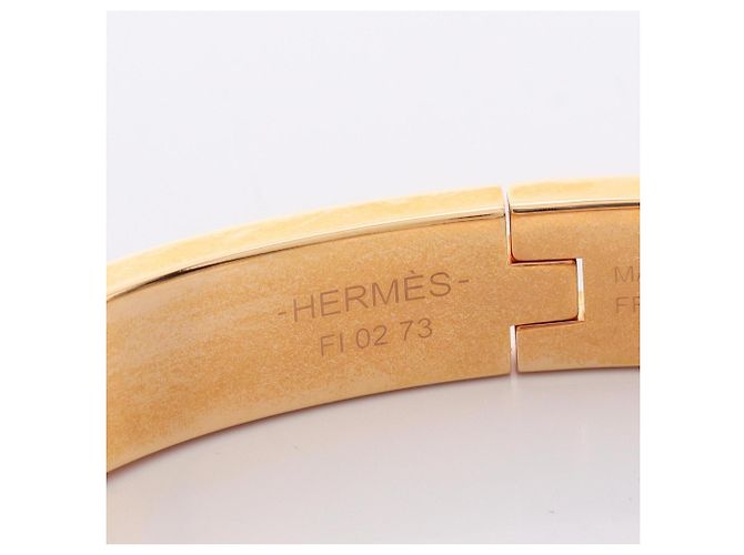 Hermès Hermes Mini Click Chaine d'Ancre Funny Ice Cream Bangle Weiß Mehrfarben Golden - Ansicht 4