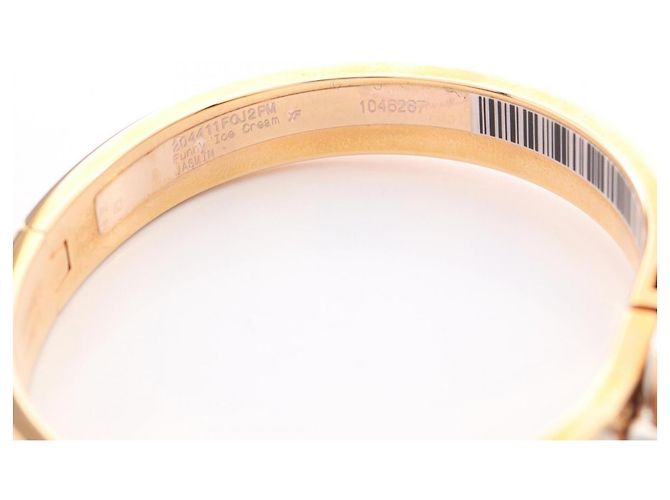 Hermès Hermes Mini Click Chaine d'Ancre Funny Ice Cream Bangle Weiß Mehrfarben Golden - Ansicht 6