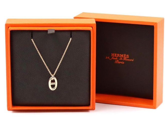 Hermès Collar Farandole en oro rosa de 18K Hermes Dorado - vista 5