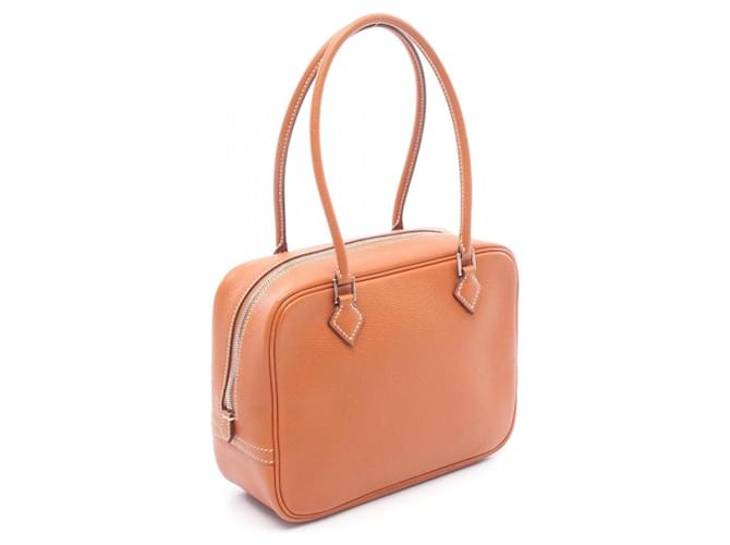 Hermès Borsa Hermes Mini Plume 20 Brick Marrone - vista 2