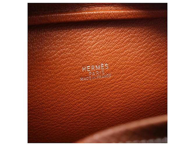 Hermès Borsa Hermes Mini Plume 20 Brick Marrone - vista 4