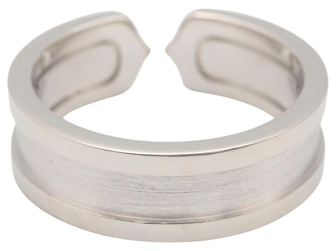 Anel Cartier C2 em ouro branco 18K Prata - vista 3
