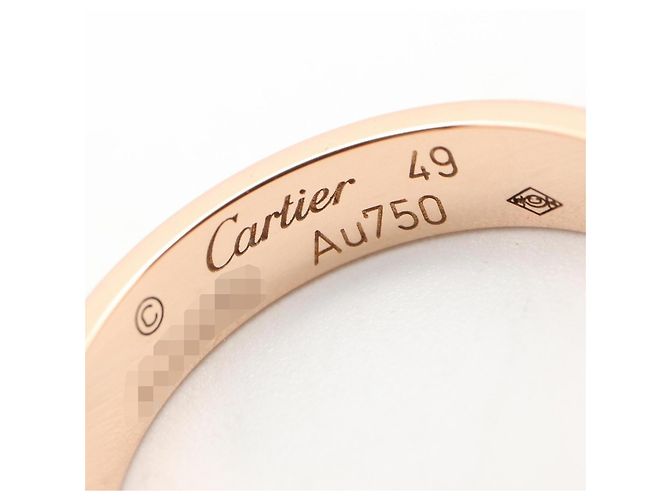 Anello Cartier Mini Love in oro rosa 18K D'oro - vista 4