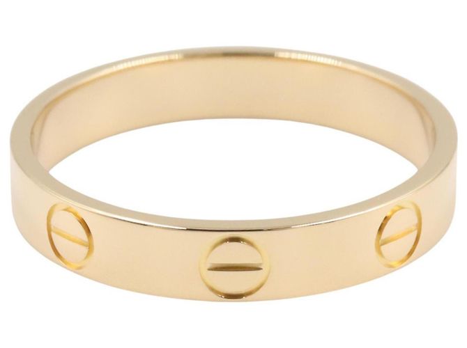 Anello Mini Love di Cartier in oro giallo 18K D'oro - vista 2