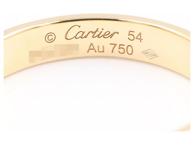 Anello Mini Love di Cartier in oro giallo 18K D'oro - vista 3