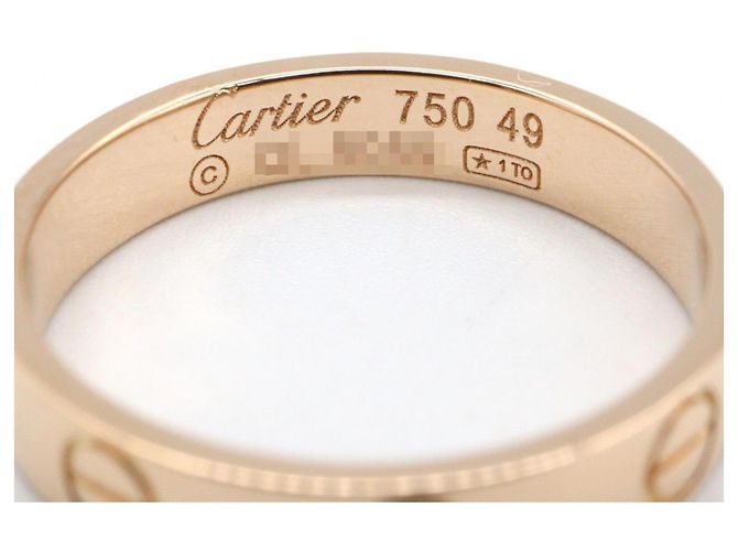 Anello Cartier Mini Love in oro rosa 18K D'oro - vista 3