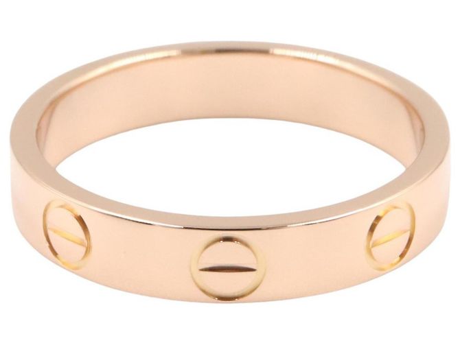Anello Mini Love di Cartier in oro rosa 18K D'oro - vista 2