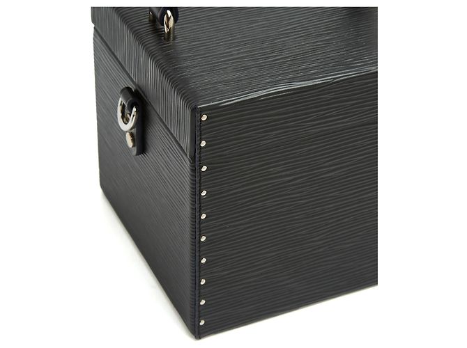 Louis Vuitton Borsa Mini Malle Bleeker Box Pelle Epi Nera Nero - vista 4