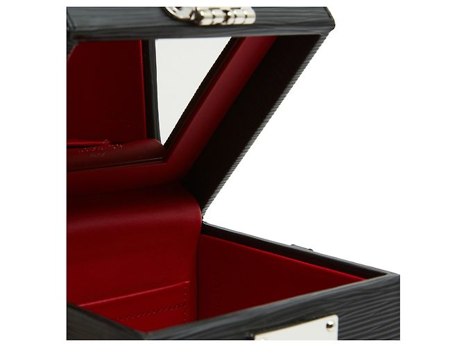 Louis Vuitton Borsa Mini Malle Bleeker Box Pelle Epi Nera Nero - vista 6