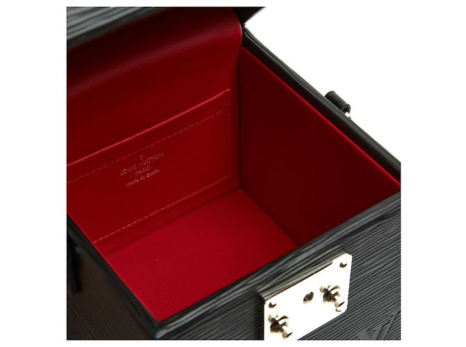 Louis Vuitton Borsa Mini Malle Bleeker Box Pelle Epi Nera Nero - vista 7