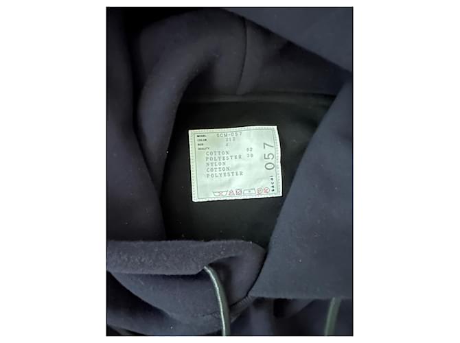 Sacai Patchwork Kapuzenpullover - Grün und Schwarz Marineblau - Ansicht 9