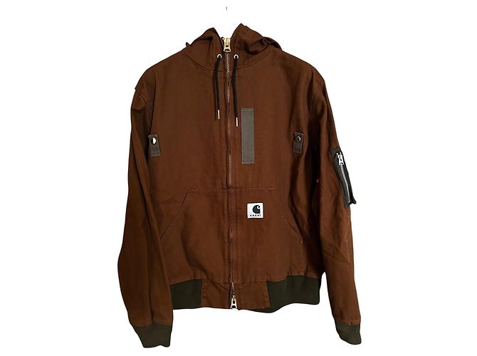Giacca Sacai x Carhartt Work In Progress marrone in cotone - vista 2