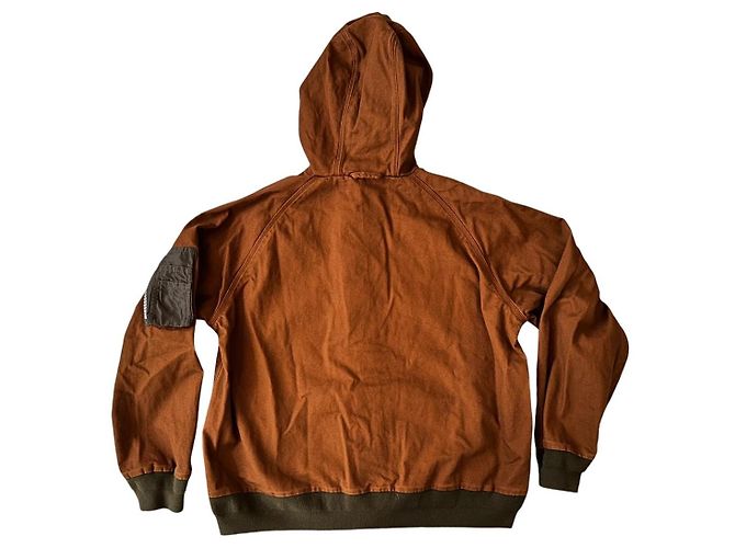 Giacca Sacai x Carhartt Work In Progress marrone in cotone - vista 4