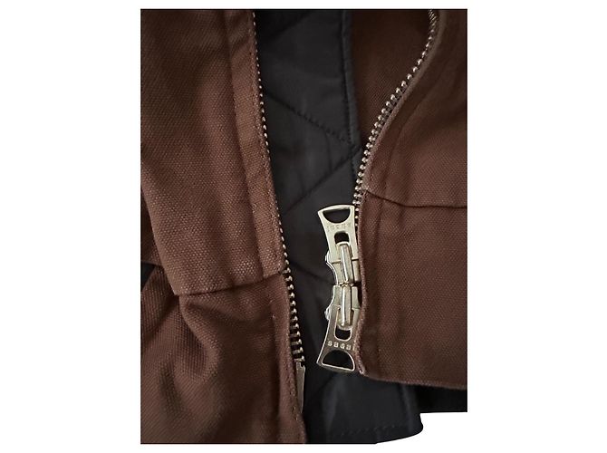 Giacca Sacai x Carhartt Work In Progress marrone in cotone - vista 6