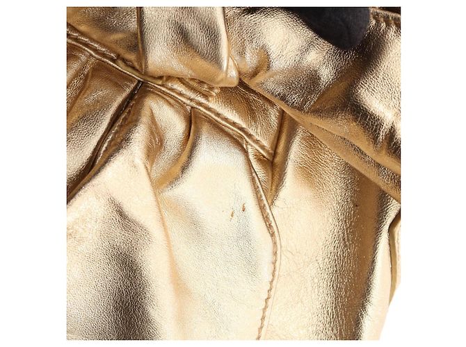 Yves Saint Laurent Rive Gauche Sac Bow Ribbon Shoulder Bag D'oro - vista 10