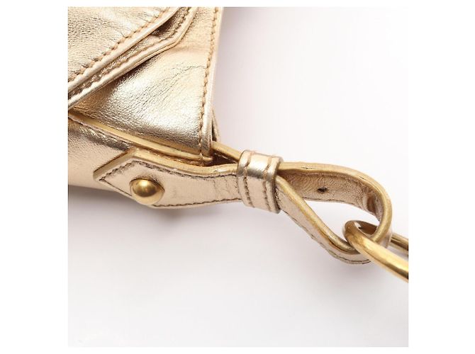 Yves Saint Laurent Rive Gauche Sac Bow Ribbon Shoulder Bag D'oro - vista 6