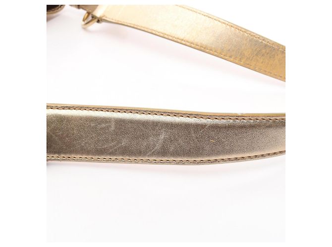 Yves Saint Laurent Rive Gauche Sac Bow Ribbon Shoulder Bag D'oro - vista 7