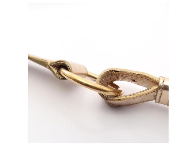 Yves Saint Laurent Rive Gauche Sac Bow Ribbon Shoulder Bag D'oro - vista 9