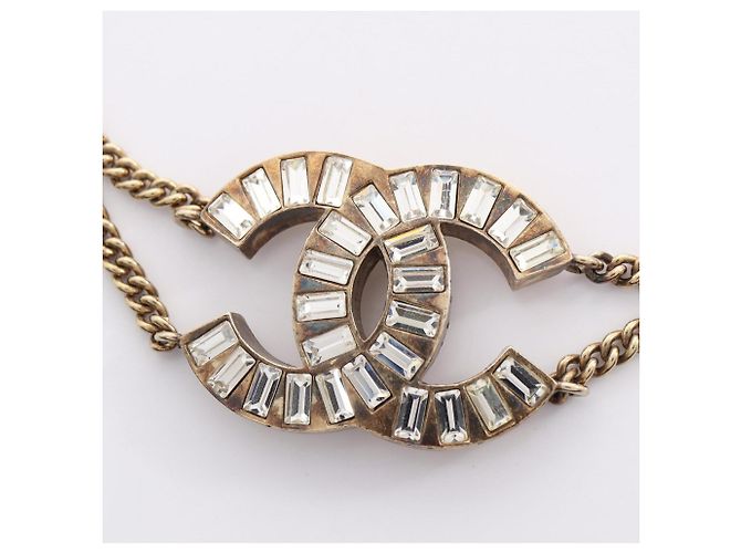 Bracciale con Charm Chanel Coco Mark a Doppia Filo D'oro - vista 2