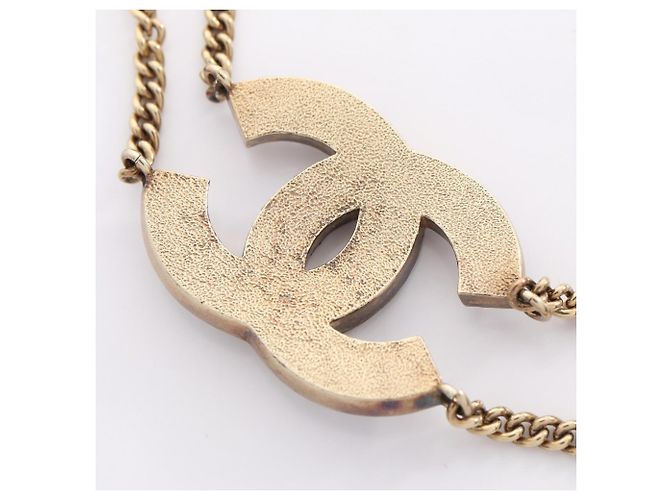 Bracciale con Charm Chanel Coco Mark a Doppia Filo D'oro - vista 3