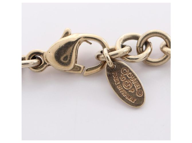 Bracciale con Charm Chanel Coco Mark a Doppia Filo D'oro - vista 4