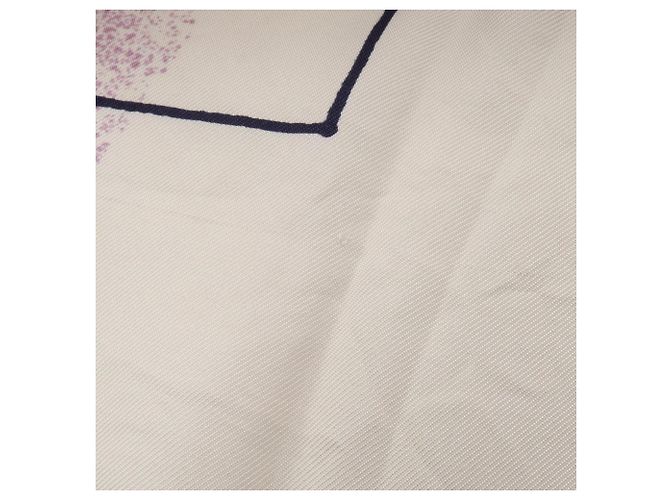 Pañuelo Chanel Coco Mark Blanco Multicolor Beige - vista 7