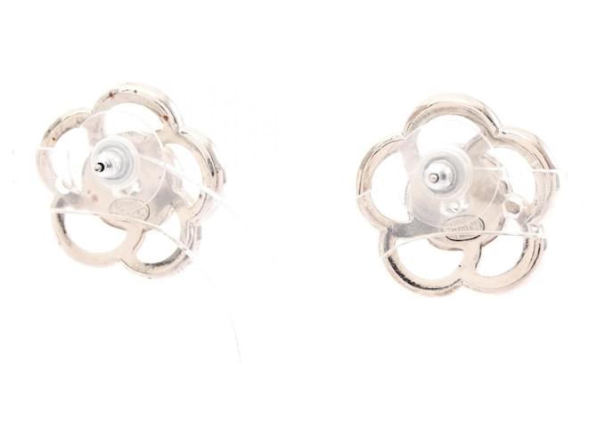 Orecchini Chanel Camellia Coco Mark Rosa D'oro - vista 2
