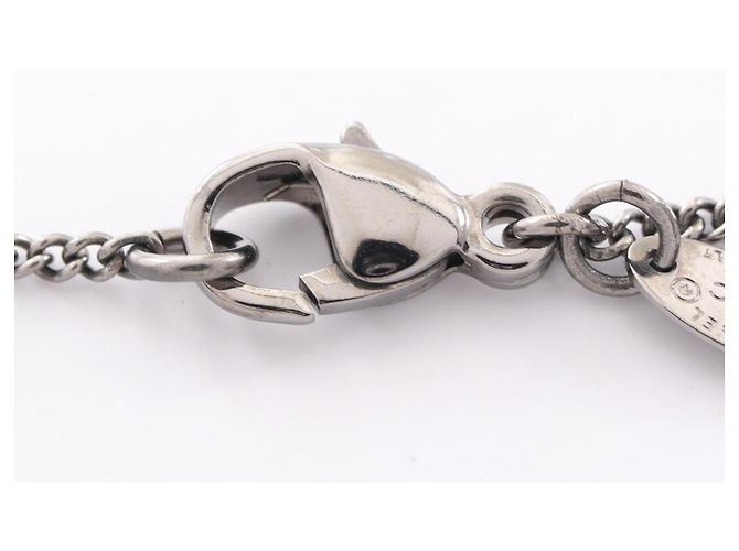 Collar Chanel Coco Mark Negro Plata Amarillo - vista 4