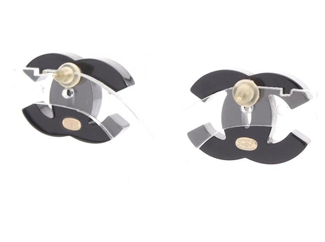 Chanel Coco Mark Ohrstecker Schwarz - Ansicht 2
