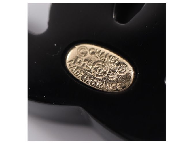 Chanel Coco Mark Ohrstecker Schwarz - Ansicht 3