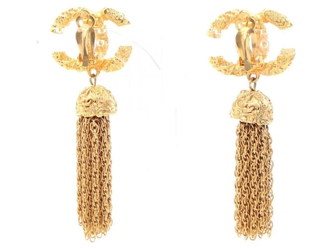 Orecchini Swing con frange Chanel Coco Mark D'oro - vista 2
