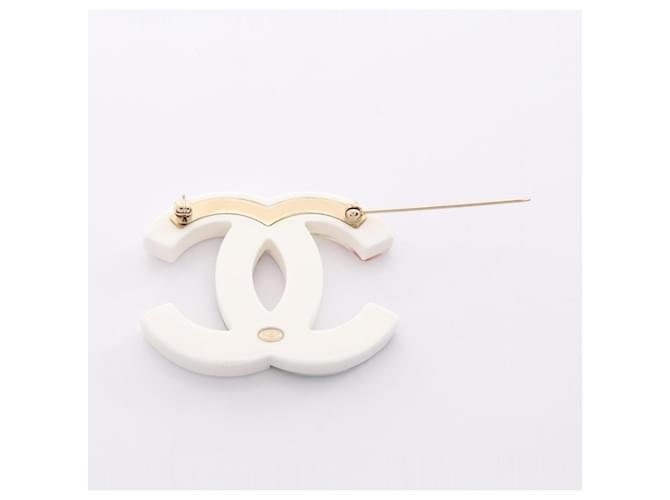 Spilla Chanel Coco Mark Bianco Multicolore - vista 2