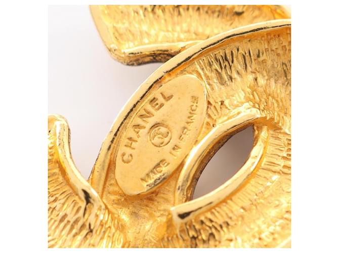 Spilla Chanel Coco Mark Matelassé D'oro - vista 3
