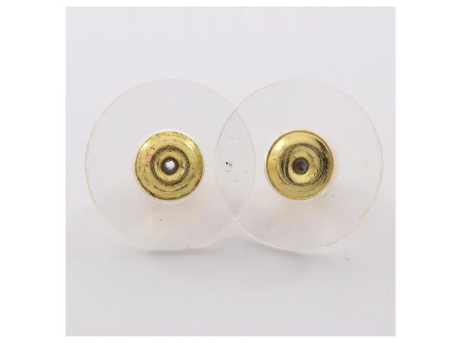 Pendientes Swing con cinta Chanel Coco Mark Dorado - vista 5