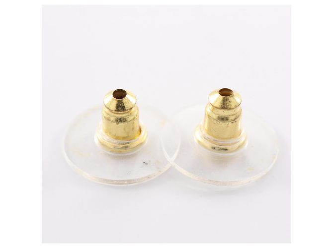 Pendientes Swing con cinta Chanel Coco Mark Dorado - vista 6