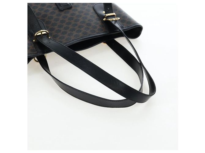 Céline Tote Celine C Macadam in pelle PVC/ tela Macadam Nero - vista 7