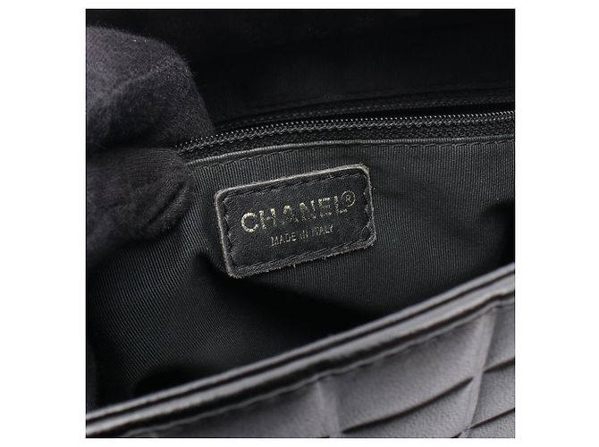 Borsa Tote Chanel Chocolate Bar Nero - vista 4