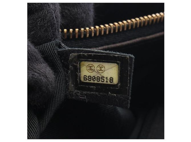 Borsa Tote Chanel Chocolate Bar Nero - vista 5