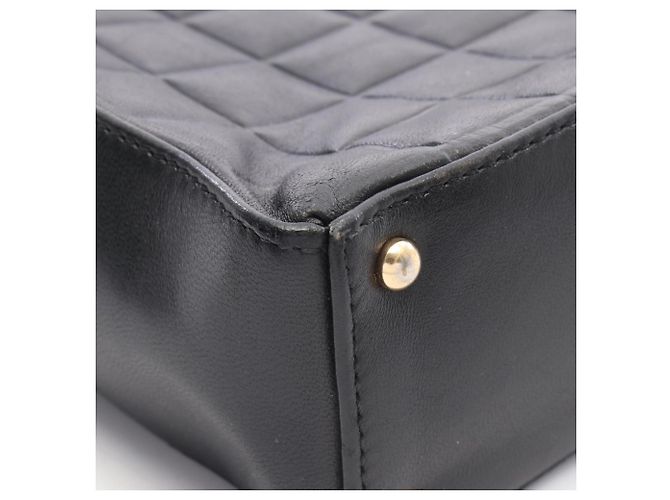 Borsa Tote Chanel Chocolate Bar Nero - vista 7