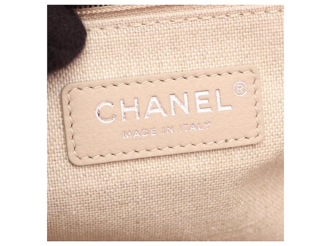 Borsa Tote Chanel Deauville Rosa - vista 4