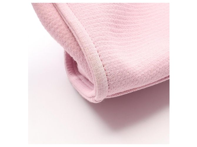 Borsa Tote Chanel Deauville Rosa - vista 7